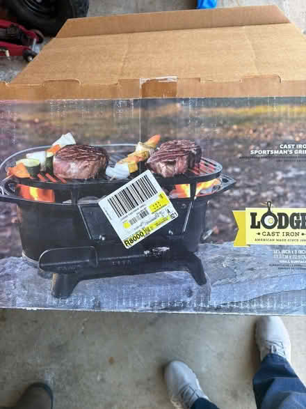 Photo of free Lodge sportsman cast iron grill (Bensenville) #2