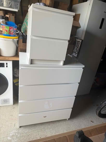 Photo of free chest of drawers and matching bedside drawers (Killinghall HG3) #1