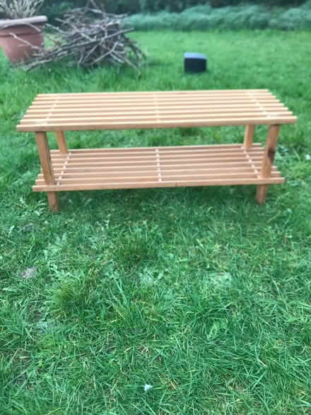 Photo of free Wooden shoe rack (Foxhill S6) #1