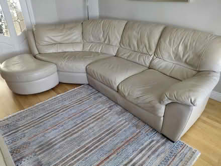 Photo of free Leather couch (Dublin 11) #1