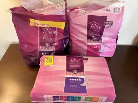 Photo of free Poise Pads (Rahway/Clark Line) #1