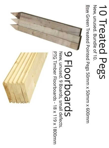 Photo of free Floorboards and Ground Pegs (Penzance TR18) #1