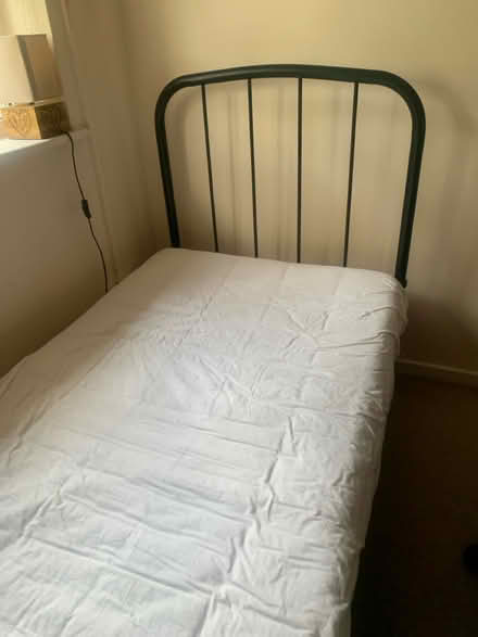 Photo of free Single bed frame and mattress (Waterford SG14) #2