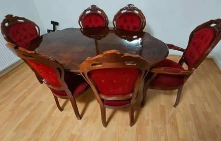Photo of free Italian Mahogany Dining Suite (Spring Park CR0) #2