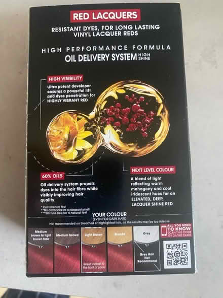 Photo of free Garnier Olia Red Hair Colourant (South Wymondham Silfield Road.) #2