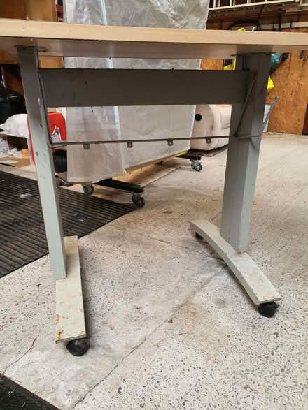 Photo of free Table with wheels used in garage (Street on the Fosse BA4) #2