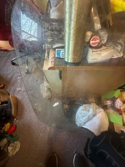 Photo of free Small Glass Table Top (Eckington, DC. 20002) #1