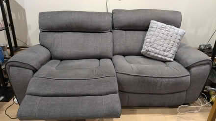 Photo of free Large grey electric recliner sofa (Waterlooville PO7) #1
