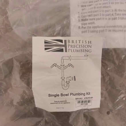 Photo of free Single bowl plumbing kit (Musselburgh EH21) #1