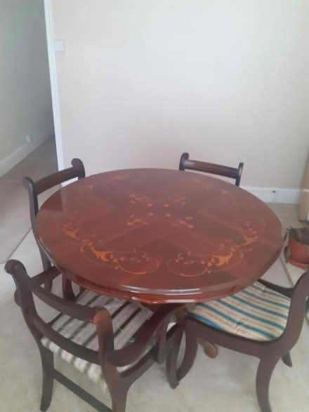 Photo of free Round table and four chairs (Birmingham) #1