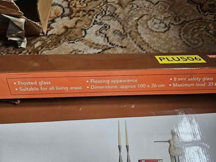 Photo of free Floating glass shelf (Northfield B31) #2