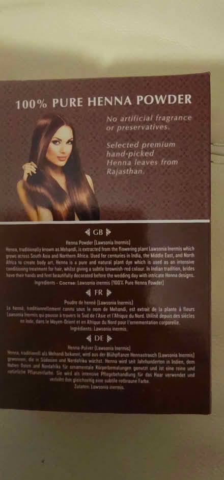 Photo of free Henna Powder (Beswick M11) #2