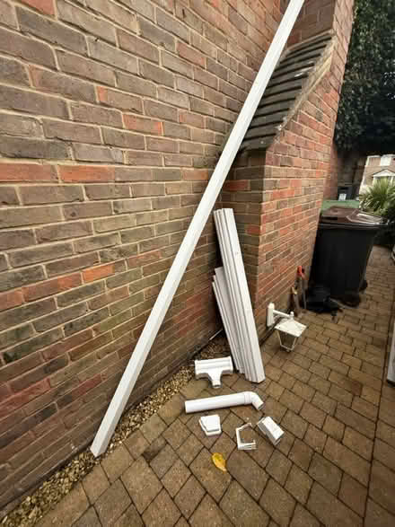 Photo of free UPVC Down Pipe and fittings (GU15) #1