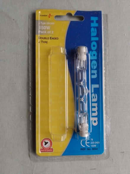 Photo of free J type halogen bulb for outside light (Craigmount EH12) #1