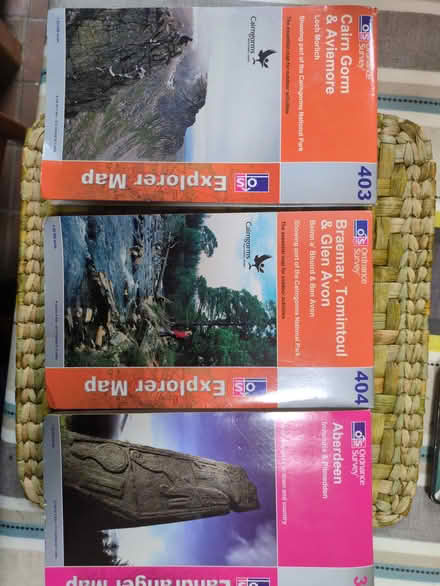 Photo of free OS maps Cairn Gorm, Braemar and Landranger Aberdeen (Halton LA2) #1