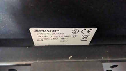 Photo of free 42 inch Sharp TV (Stroud town) #1