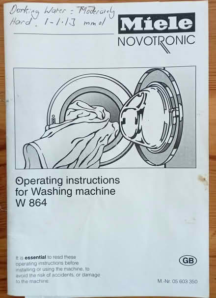 Photo of free Miele Washing Machine Novo W864 (Milford on Sea SO41) #3