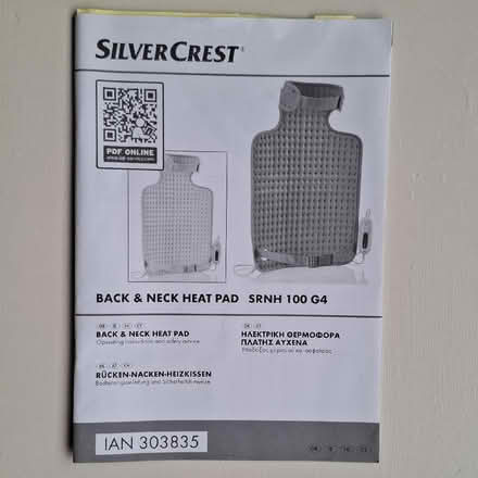 Photo of free Silvercrest Electric back and neck heat pad (Eastbourne BN20) #4