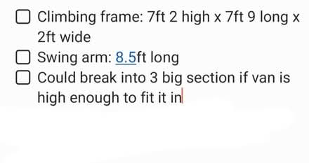 Photo of free Dismantled Wooden climbing frame and Swing set (Oxon SY3) #2