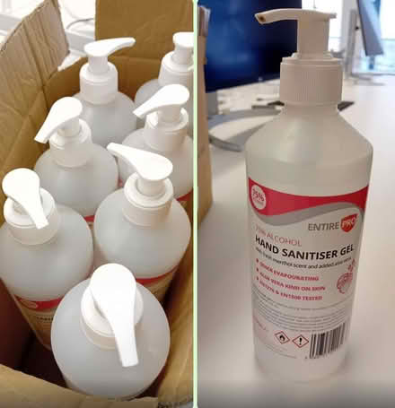 Photo of free Hand Sanitiser Gel (500ml, 7 bottles) (Elmers End BR3) #1