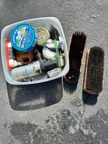 Photo of free Shoe shine/clean kit (Arlington Center) #1