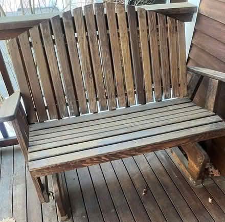 Photo of free Rocking Bench (Groton 4 corners) #1