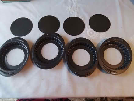Photo of free Set of 4 little metal pie dishes - black (Fords Farm RG31) #2