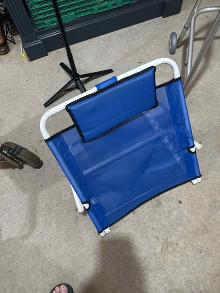Photo of free Blue back rest (Barming Maidstone ME16) #1