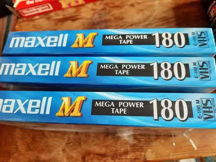 Photo of free 3x unused VHS tapes (Hollingdean BN1) #1