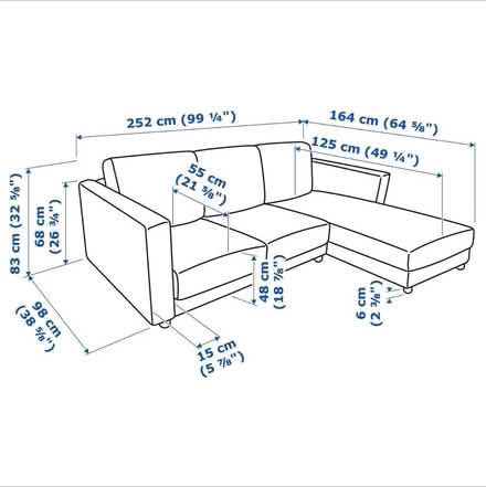 Photo of free IKEA Vimle Sofa – Must Collect, Bring (Castlefield M16) #3