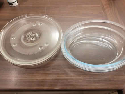 Photo of free Pyrex dishes and microwave plates (Charnock S12) #1