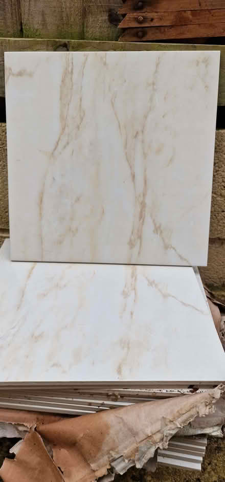 Photo of free Porcelain tiles x 16 (Thrupp GL5) #1