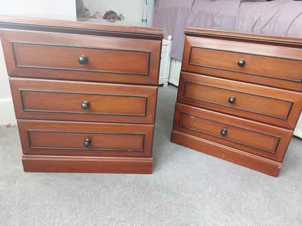 Photo of free wooden bedside drawer units (BH6) #1