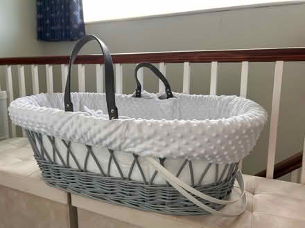 Photo of free Baby wicker Moses basket (RG9 Henley) #1