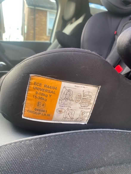 Photo of free Child car seat NOT ISOFIX (Bromley common) #2