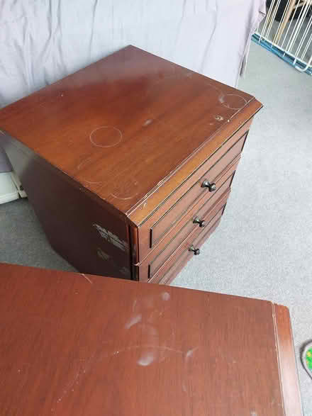 Photo of free wooden bedside drawer units (BH6) #3