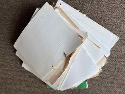 Photo of free Lined paper all lose and 2 large a-z index books (Welling DA16) #2