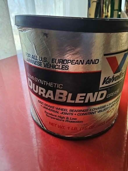 Photo of free Valvoline grease (Raritan Township/Ringoes) #1