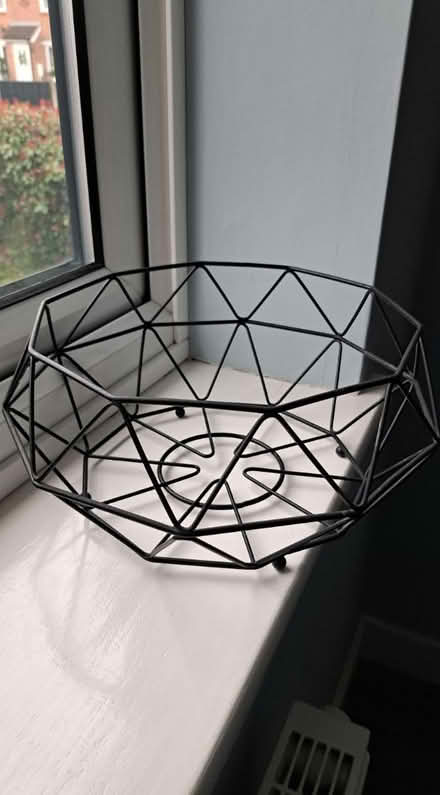 Photo of free Black wire fruit bowl (S41. Chesterfield) #1