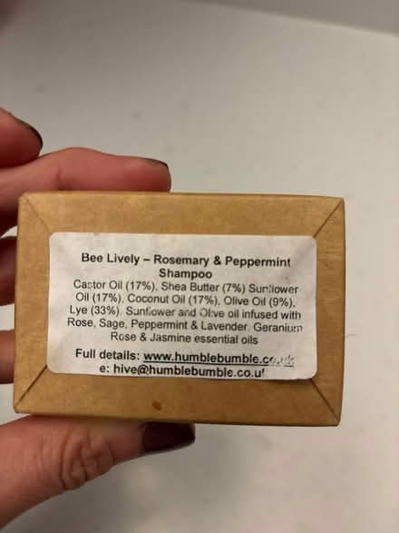 Photo of free Shampoo bar - rosemary & mint (Oxenholme LA9) #2
