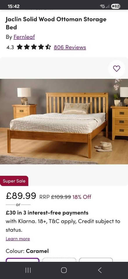 Photo of free Double bed frame (Handsworth) #1