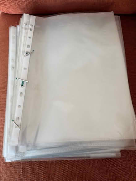 Photo of free A4 poly pockets for documents etc (Welling DA16) #1