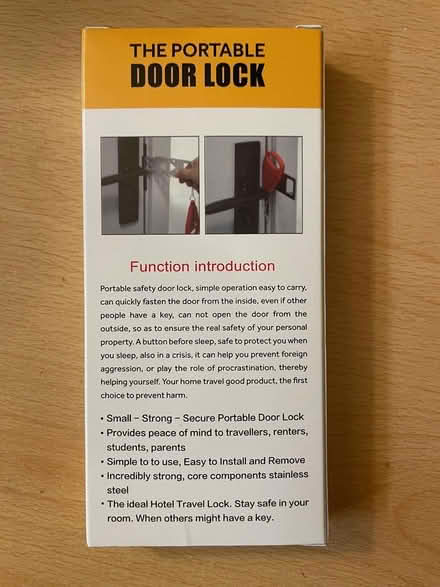Photo of free Portable Door Lock (Cambridge CB4) #2