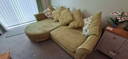 Photo of free DFS Marni 4 seater Pillow Back Lounger in lime (Fazeley B78) #1
