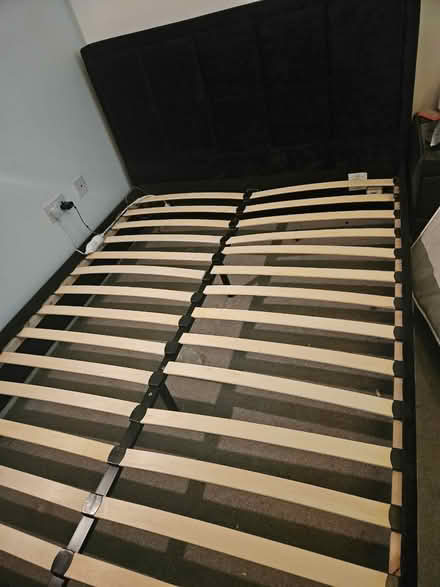 Photo of free Kingsize Black Bedframe (Wembley HA9) #1