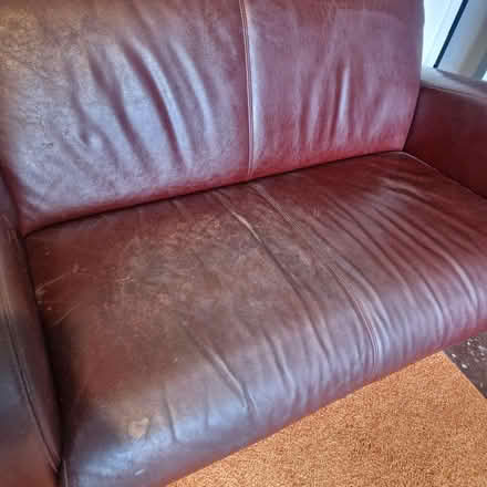 Photo of free Maroon 2 seater settee & armchair (NE12) #4