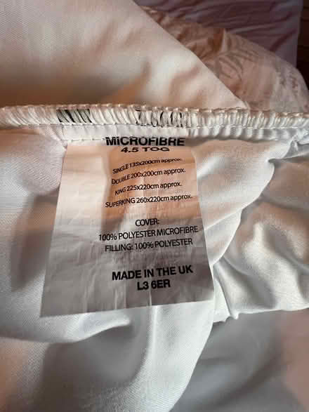 Photo of free King Size duvet (Gargrave) #3