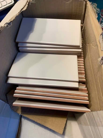 Photo of free 37 white tiles (East Finchley N2) #1