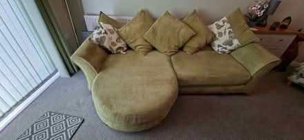 Photo of free DFS Marni 4 seater Pillow Back Lounger in lime (Fazeley B78) #2