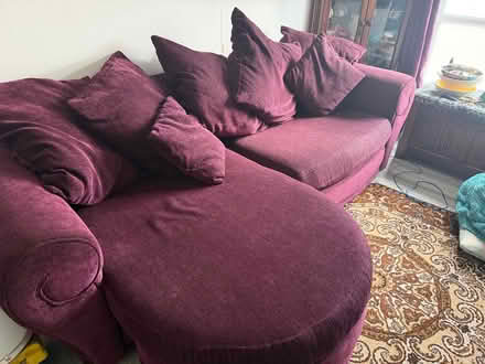 Photo of free Purple DFS Sofa (Bidford on Avon B50) #1